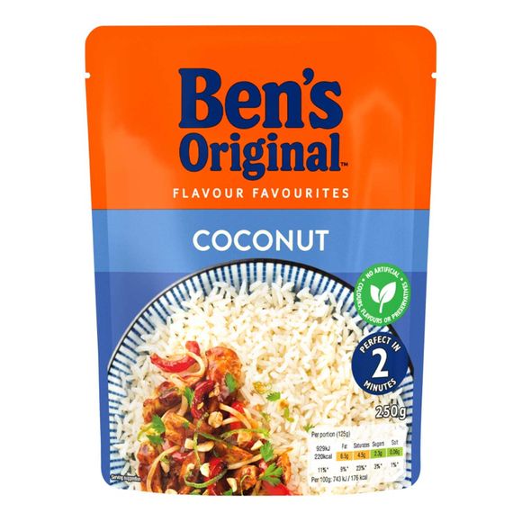 Bens Original Coconut Microwave Rice 250g